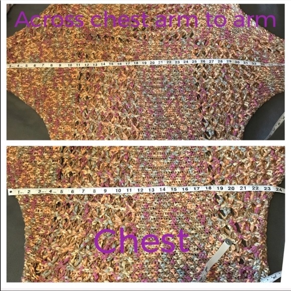 Cotton Candy Handmade wide knit sweater - Picture 12 of 12